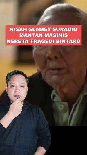 ini Tentang kisah mantan masinis kereta tragedi Bintaro yang menuntut keadilan #kisah #slametsuradio #tragedibintaro 