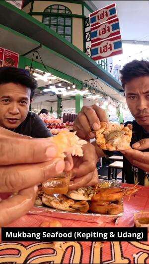 Mukbang Seafood Kepiting & Udang #Mukbang #seafood #SeafoodLover #Puas Banget Makan Seafood Ini #kepiting #specialmemasakkepitingalacheffari