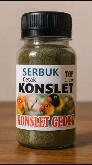 Pakan Bubuk Cetak Karakter Konslet Burung Lovebird.

Serbuk cetak konslet ini dapat mempercepat proses pembentukan karakter konslet pada bur