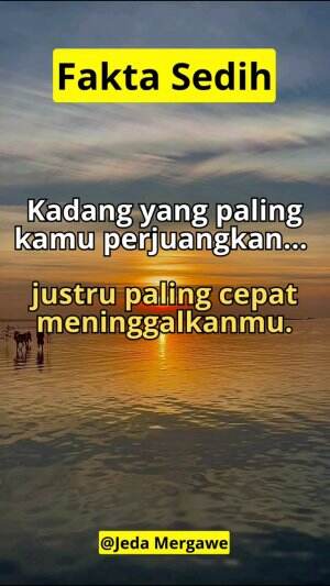 kadang yang paling kamu perjuangkan, adalah yang paling cepat meninggalkanmu  #Semangat  #motivasi  #katakata  #sukses  #RCTIPlus  #HOTrctip