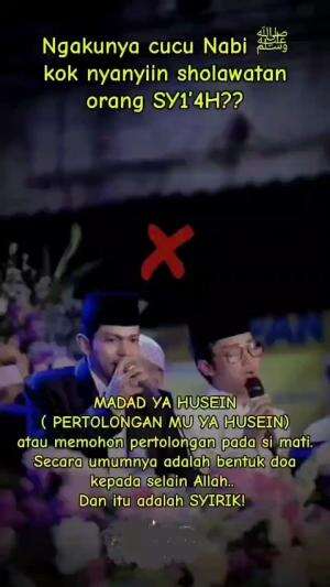KOK SOLAWAT SYIAH ?
#syiah #syirik   #sholawat
