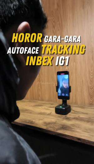 Cara ngonten mudah cuma pakai Autoface Tracking dari inbex  #ngonten  #konten  #autoface tracking  #videolucu  #komedi  #video 