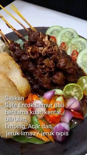 Sate Entok Semur Bali #onlineauditionmci10
