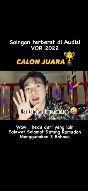 Assalamualaikum warahmatullahi wabarokatuh, saya Abduh Abdussomad asal dari Cianjur.