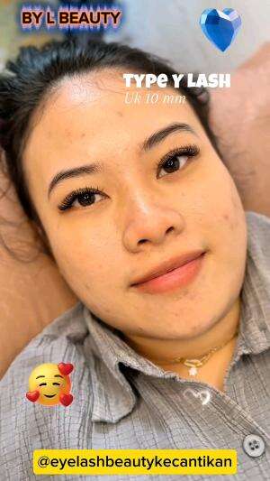 Eyelash Type Y Lash By L Beauty Eyelash Kecantikan Hasilnya Bener2 Cantik Natural Ya Say😍🥰🥰.#rctiplus #shortplus #eyelash #beauty #kecantika