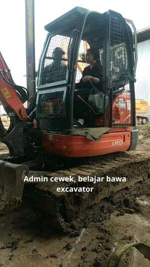 belajafr bawa excavator  #fypシ゚viral 