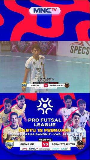 𝐏𝐄𝐑𝐒𝐀𝐈𝐍𝐆𝐀𝐍 𝐒𝐄𝐌𝐀𝐊𝐈𝐍 𝐊𝐄𝐓𝐀𝐓!💥

Laga penuh aksi akan tersaji di atas arena Pro Futsal League 2024/25 kali ini. @cosmojne akan menghadapi @sadaka