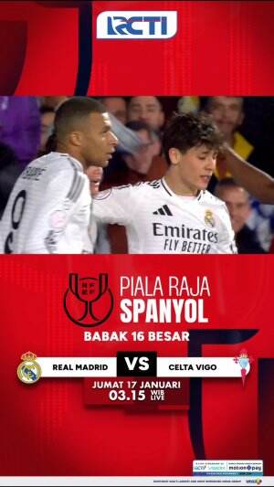 Setelah kalah di final Supercopa, Real Madrid mengusung misi untuk bisa melangkah jauh di Piala Raja Spanyol

Saksikan Real Madrid vs Celta 