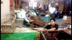 proses pembuatan kursi lounge chair  #furniture yg sangat fungsional 
