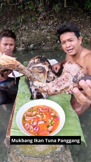 Mukbang Ikan Tuna Panggang #Mukbang #tuna #ikantuna #RCTIPlus 