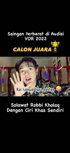 Assalamualaikum warahmatullahi wabarokatuh, saya Abduh Abdussomad asal dari Cianjur
