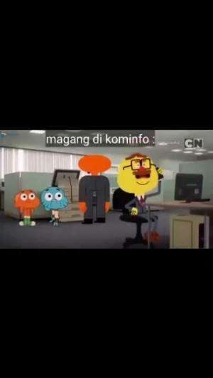 Jadi gini bayangan kalo magang di Kominfo 