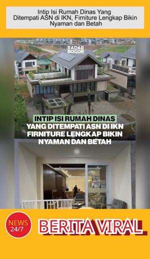 Isi rumah dinas yang ditempati ASN di IKN #berita  #Beritaviral  #beritaterkini