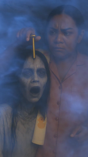 Kuntilanak di rumah angker #horor #kuntilanak #hantu