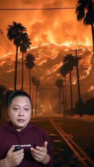 fakta kebakaran Los angeles California Amerika Serikat #losangeles #california #Kebakaran 