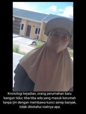 Seorang Ibu tak dikenal buka rumah Pria ini dengan kunci serep, tapi si Ibu syok dan bergegas pergi, saat sipria membuka pintu.