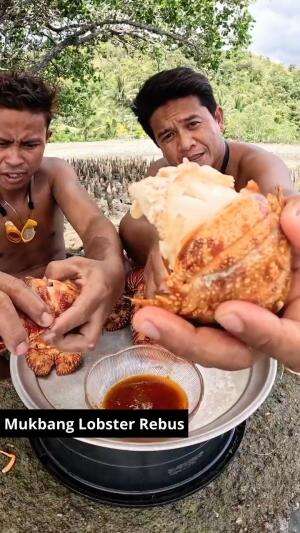 Mukbang Lobster Rebus  #Mukbang #Lobster #seafood #SeafoodLover #RCTIPlus 
