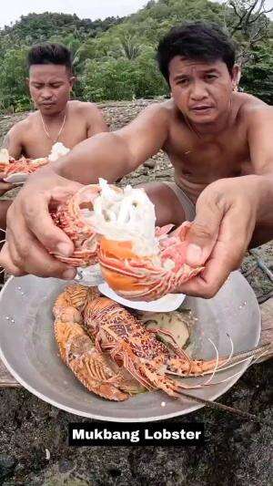 Mukbang Lobster  #Mukbang 