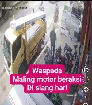 waspada maling motor cari mangsa disiang hari 
 #motor  #maling  #Curanmor  #himbauancuranmor 