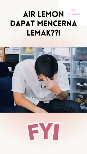 Air lemon mencerna lemak?!