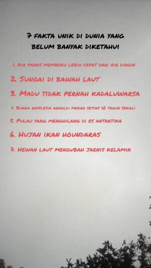 7 fakta unik di dunia