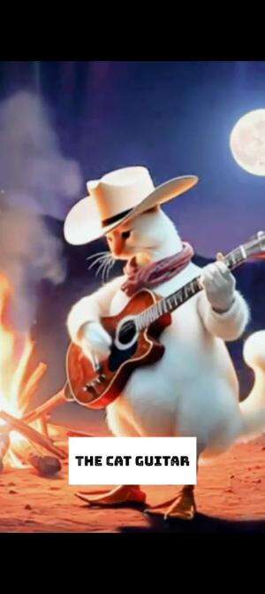  the cat sing a song
 #catslovers  #coversongchallenge  #thecatguitar 