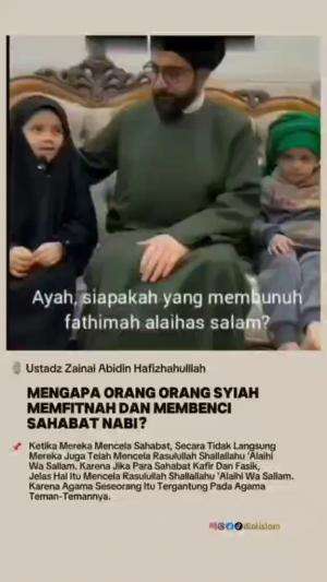 MENGAPA ORANG SYIAH MEMFITNAH DAN MEMBENCI SAHABAT NABI

#syiah #bukanislam