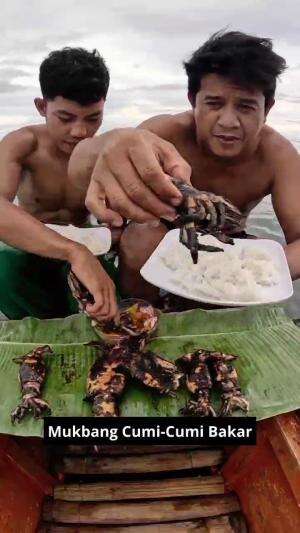 Mukbang Cumi-Cumi Bakar #Mukbang  #cumicumi  #CumiBakar 