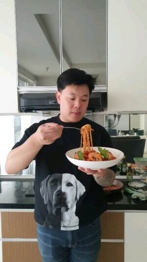Mengubah nasib dimulai dengan Spaghetti Prawn Arabiata, AMIN lolos ! 
