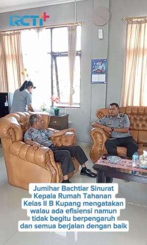 Rumah Tahanan Kelas II B Kupang selalu memberikan pelayanan yang baik dan manusiawi sesuai SOP kepada seluruh warga binaannya.