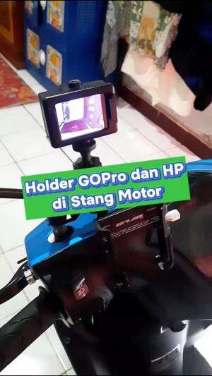 pasang 2 holder di motor matic #fyp #holdergopro #phoneholder #RCTIPlus 