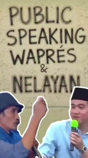 perbedaan public speaking nelayan dan wapres  #Viral #fyp #HOTrctiplus  #RCTIPlus 