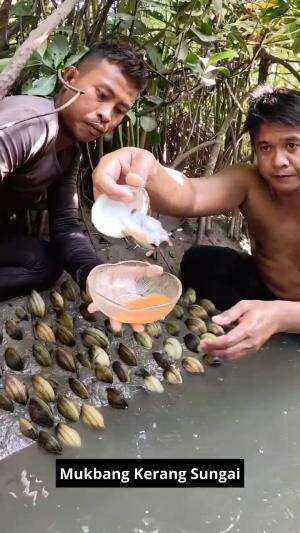 Mukbang Kerang Sungai #Mukbang #Food #foodvlogger #kuliner #RCTIPlus 