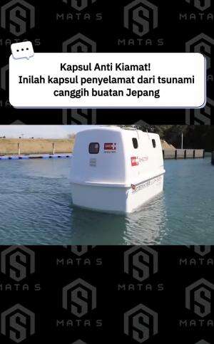 Kapsul Anti Kiamat! 
Inilah kapsul penyelamat dari tsunami
canggih buatan Jepang 
 #kapsulantitsunami  #tsunmaijepang