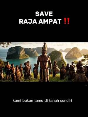 SAVE RAJA AMPAT
 #SaveRajaAmpat
