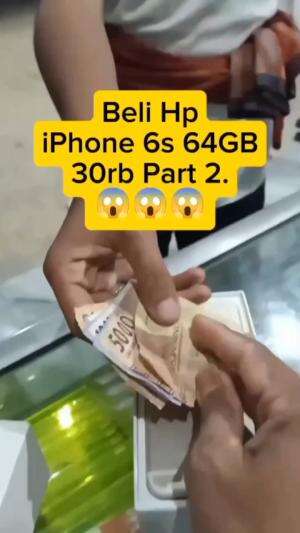 iPhone 6s 64 GB, cuman 30 ribu.