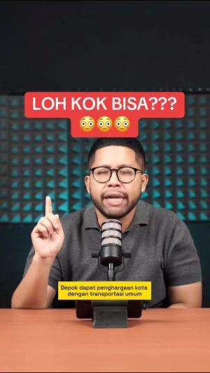 Dibilang terbaik, tapi kok diberikan kepada 60 kota? Dan Entah kenapa cuma Depok yang bangga bener dapet penghargaan ini. Bener nggak warga?