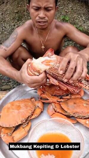 Mukbang Kepiting & Lobster #Mukbang  #mukbang  #Lobster  #kepiting 