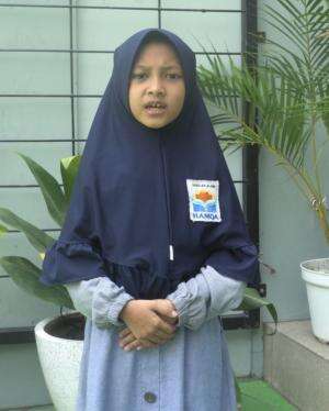 Assalamu'alaikum teman-teman🤗. Saya Arsy, asal Kota Malang. Saya berumur 7 tahun. Doakan saya ya teman-teman.😊