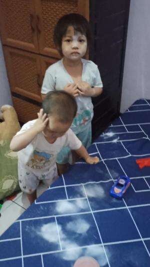 Saat main kalau mereka tenang berati ya....