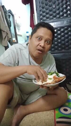 akibat kebanyakan ngomel 😂😂😂