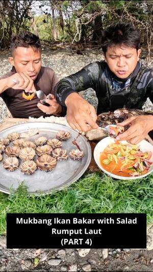 Mukbang Ikan Bakar with Salad Rumput Laut 
(PART 4) #Mukbang #ikanbakar #rumputlaut #kuliner #RCTIPlus 
