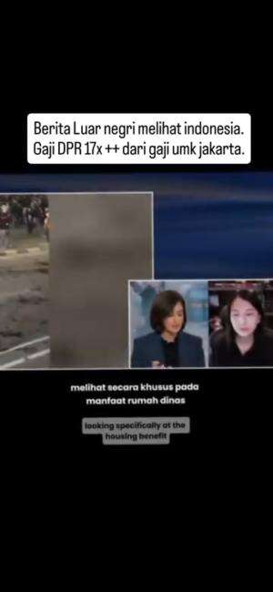 Gaji DPR 27x lebih besar dari gaji UMK Jakarta.