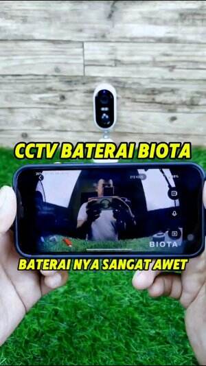 Rekomendasi cctv biota tanpa kabel, smart kamera battery fixed. untuk baterai nya  sangat awet bisa bertahan hingga 2 bulan. 

#cctvbiota #c