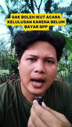 Siswa SMA dilarang ikutan acara kelulusan sekolah karena belum bayar SPP