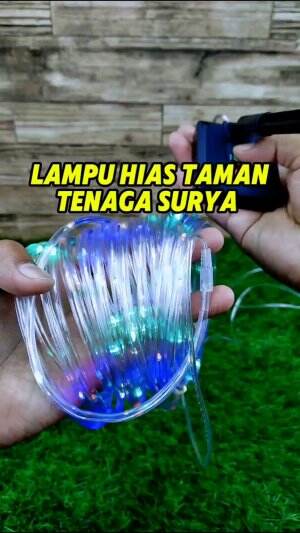 Rekomendasi lampu hias taman tenaga Surya. Cocok juga dijadikan lampu 17 agustusan di outdoor harganya murah.

#lampuhiastaman #lampu17agust