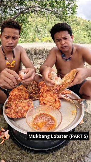 Mukbang Lobster (PART 5) #Mukbang #mukbangasmr #Lobster #kuliner #RCTIPlus 