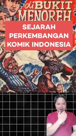 sejarah awal perkembangan komik Indonesia #sejarah #komik 