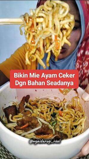 Bikinnya gampang, enak dan pedo eloomm dengan bahan ceker aja tanpa daging ayam👍
#mieayamceker #mieayam #bikinmieayam #fyp 
