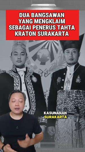 Dua bangsawan dari Kraton Surakarta yang mengklaim sebagai penerus tahta kasunanan Surakarta Hadiningrat #Kratonsurakarta 